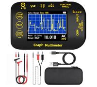 BSIDE Multimetro digitale portatile 20000 mV-voltmetro ricaricabile 2.8" schermo a colori compatto con registrazione resistenza capacità diodo max/min