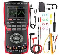 BSIDE Oscilloscopio Digitale Portatile Multimetro Graficoe con Oscilloscopio 10Mhz Larghezza di Banda Display a Colori Kit Tester Oscilloscopio di Tensione Corrente Cap Hz Ohm Diodo Continuità