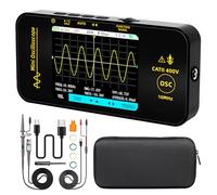 BSIDE OT3 Oscilloscopio Digitale Tascabile Mini 10MHz Larghezza di Banda 48MSa/s Oscilloscopio Portatile Ricaricabile Ultra Sottile con LCD a Colori 3.2 Pollici per Automotive Audio Elettronico