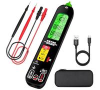 BSIDE S6 Tester e Rilevatori di Tensione Multimetro Digitale Intelligente a Penna con Triplo Display VFD Tester Corrente Elettrica Capacimetro Tester Ricaricabile di Continuità Ohm Hz Cavi elettrici