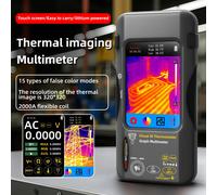 BSIDE SH7 320*320 Termocamera Fotocamera 20000 Conti Touchscreen Multimetro Digitale 2 in 1 Telecamera IR per Riparazione obiettivo Macro PCB