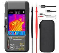 BSIDE SH7 Termocamera Multimetro 320×320 Risoluzione con 20000 conteggi Multimetro 3,98'' TFT Touchscreen 25Hz Termocamere infrarossi (-20℃-1300℃) con 15 tavolozze termiche TRMS Auto-Ranging Tester