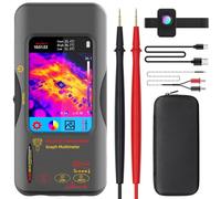 BSIDE SH7A - Multimetro con obiettivo macro, risoluzione 320 × 320 con 20000 parole, multimetro da 3,98", touch screen 25 Hz, fotocamera termica a infrarossi (-20-550 ℃), 15 pallet termici TRMS Tester