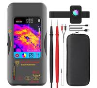 BSIDE SH7A Multimetro Termocamera con Obiettivo Macro Telecamera Termica 320X320 Risoluzione IR Touchscreen & Multimetro Grafico 20000 Conteggi TRMS 1000V 10A per Perdite Acqua PCB Elettronica