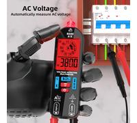 BSIDE Tester multimetro digitale intelligente Voltmetro elettrico ricaricabile Capacità Diodo Continuità Resistenza Controllo live AC DC
