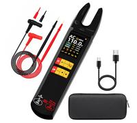 BSIDE U5 Pinza Amperometrica Aperta DC AC 600A TRMS Multimetro Digitale Automatico con 2,8" Grande Display a Colori Tester di Tensione Corrente Frequenza Diodo Capacità NCV Filo Elettrico