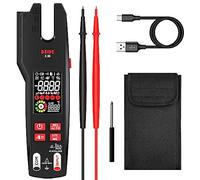 BSIDE U6 Tester Elettrico con Termometro Infrarossi Pinza Amperometrica AC DC 600A 9999 Conteggi VFC LCD a Colori Multimetro Digitale Intelligente Ganasce Aperte con Batteria Ricaricabile e Custodia