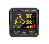 BSIDE ZT-E8ER Tester per Prese Rilevatore di Tensione Intelligente Controllo Presa Spina UE