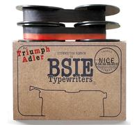 BSIE Typewriters - Nastro per macchina da scrivere Adler - Confezione Doppia - 1× Nero + 1× Nero e Rosso - Compatibile con Tippa, Gabriele 2000 - GR1 / DIN 2103 / DIN 32755 - Testato a Nizza, Francia
