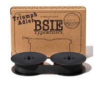 BSIE Typewriters - Nastro per macchina da scrivere Adler Nero - Compatibile con Tippa, Gabriele 2000, Junior, Universal, Klein-Adler - GR1 / DIN 2103 / DIN 32755 - Testato a Nizza, Francia