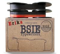 BSIE Typewriters - Nastro per macchina da scrivere Erika - Confezione Doppia - 1× Nero + 1× Nero e Rosso - Compatibile con Erika 5, Erika 9 - GR1 / DIN 2103 / DIN 32755 - Testato a Nizza, Francia