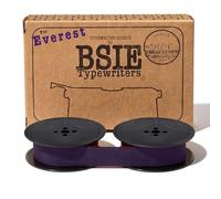BSIE Typewriters - Nastro per macchina da scrivere Everest Viola - Compatibile con Everest K2, Everest 90, Studio, Mod. 96 - GR1 / DIN 2103 / DIN 32755 - Testato a Nizza, Francia