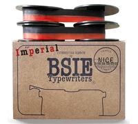 BSIE Typewriters - Nastro per macchina da scrivere Imperial Nero e Rosso - Confezione Doppia - Compatibile con Good Companion, 200, 220, 50, 70, Safari - GR9 - Testato a Nizza, Francia