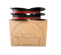 BSIE Typewriters - Nastro per macchina da scrivere Princess Nero e Rosso - Confezione Doppia - Compatibile con Princess 100, 200, 300, Elektrik - GR1 / DIN 2103 / DIN 32755 - Testato a Nizza, Francia
