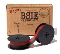BSIE Typewriters - Nastro per macchina da scrivere Royal Nero e Rosso - Compatibile con Quiet De Luxe, Aristocrat, Safari, Royalite, Futura - GR9 - Testato a Nizza, Francia