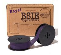 BSIE Typewriters - Nastro per macchina da scrivere Royal Viola - Compatibile con Quiet De Luxe, Aristocrat, Safari, Royalite, Futura - GR9 - Testato a Nizza, Francia