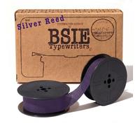 BSIE Typewriters - Nastro per macchina da scrivere Silver Reed Viola - Compatibile con Silverette, Silver-Seiko, Leader, Tabberette, Silverette II - GR9 - Testato a Nizza, Francia