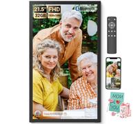 BSIMB Cornice digitale grande da 21,5 pollici con altoparlanti Bluetooth, 64 GB FHD cornice digitale extra large con telecomando, facile da condividere/visualizzare tramite app ed e-mail, digitale