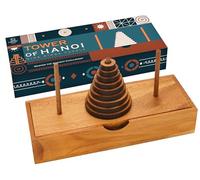 BSIRI Divertenti giochi da tavolo con 9 anelli) con disegni in legno per rompicapo Giochi di logica per bambini e adulti alle sfide Mastermind Gioco e pensa per divertimento apprendimento puzzle torre