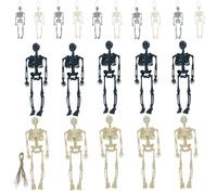 BSITSSS 10 PCS Mini Scheletro Halloween Decorazioni Scheletro da 14cm, Scheletro Modello Figurine Scheletro, Ornamenti Scheletro Halloween per Casa Infestata Props Decorazioni Halloween