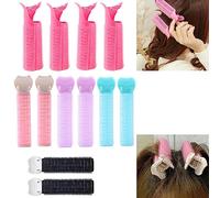 BSITSSS 12 Pezzi Fermagli Per Radici Volumizzanti, Bigodini Autoadesivi Hair Rollers Volumizzanti, Fermagli per Ricci Voluminosi Naturali Fai Da Te, per Lo Styling Dei Ricci per Donne e Ragazze