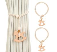 BSITSSS 2 Pezzi Fermatenda per Tende, Eleganti Ferma Tende, Graziosi Fermatende Minimalista, Semplicità Fermi per Tendaggi, Tende per Casa e Ufficio