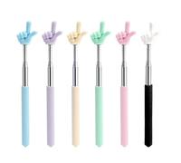 BSITSSS 6 Pezzi Puntatore Telescopico per Insegnanti Allungabile, Colore Mini Bacchetta Telescopica, Pointer Dito Ausili Retrattile per Scuola Classe Elementare Conferenze Interazione