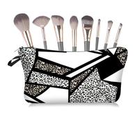 BSITSSS Borsa Cosmetica, Pochette Trucchi Leopardato Donna,Trousse Trucchi Organizer Borsa Leopardata per Donne Ragazze Fidanzate Migliori Amiche Regalo Compleanno