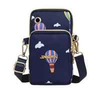 BSITSSS Mini Borsa Porta Cellulare Tracolla Impermeabile, Moda Borsetta Donna con 3 Cerniere, Piccola Tracolla