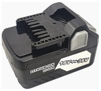 BSL36B18 - Batteria di ricambio BSL36A18 BSL36A18X, compatibile con HiKOKI Multi Volt BSL36C18 BSL3640MVT BSL36B18X (380207) (18 V 5,0 Ah / 36 V 2,5 Ah)