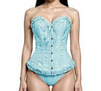 Bslingerie Lingerie modellante da donna, colore pastello, Blu, S