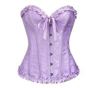 Bslingerie Lingerie modellante da donna, colore pastello, Viola, M