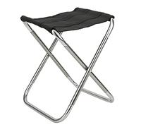 BSLSVGE 7075 Aviation Aluminum Alloy Foldable Chair Portable Fishing Stool Outdoor Camping Folding Stool with 600D Oxford Polyester Gun Color Lightweight Compact Design for Hiking Fishing