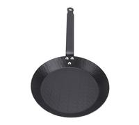 BSLSVGE Carbon Steel Skillet Nonstick Frying Pan | Smokeless Design for Nutritious Cooking | Comfortable Grip for Steak/Eggs/Fish/Vegetables | Indoor & Outdoor Use (24cm)
