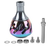 BSLSVGE Fishing Control Knob Replacement | all - Metal Reel Handle Knob | High - Density Fishing Accessories for Saltwater/Freshwater/Bass Fishing | 3 Sizes, Colorful Paint (S)