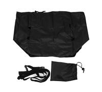 BSLSVGE Hot Tub Heater Pump Cover | Water & Debris Protected 420D Oxford Fabric | Windproof Spa Pump Cover for Inflatable Hot Tubs/Outdoor Use | Simple Installation with Zipper & Straps (Black)