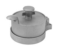 BSLSVGE Pressa per hamburger, spessore regolabile da 1 a 4 cm, in lega di alluminio antiaderente per hamburger uniformi, torte di granchio, polpette di verdure, utensile da cucina manuale con facile