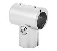 BSLSVGE Stainless Steel Tee Split Connector 3 Way | Marine Environment Suited Marine Fitting | Tube Connecting Pipe for Boat Handrails/Yacht/Kayak | Sturdy & Oxidation Protected (25MM)