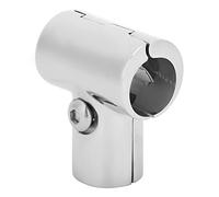 BSLSVGE Stainless Steel Tee Split Connector 3 Way | Marine Environment Suited Marine Fitting | Tube Connecting Pipe for Boat Handrails/Yacht/Kayak | Sturdy & Oxidation Protected (22MM)