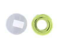 BSLSVGE Tennis Racket Head Guard Tape Premium Nylon Hook Loop Protective Frame Guard Ball Picker Upper for Tennis Players 37mm Width 450mm Length 3PCS Set (Fluorescent Green)