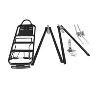 BSLSVGE Two - Rear Rack | 154lb High - Capacity Aluminium Alloy Carrier | Universal Cargo Rack for Mountain Two - Wheelers/Road Two - Wheelers/Folding Two - Wheelers | V Brake & Disc