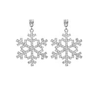 BSLVWG Decorazione di Natale, Donne Orecchini di Natale, Albero di Natale/pupazzo di neve/fiocco di neve Ornamenti Gioielli Regali per le Donne Festa (39)