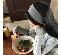 BSLVWG Fasce per capelli da donna alla moda larghe fasce per capelli antiscivolo per donne, fasce elastiche grigie per capelli da donna, accessori per capelli alla moda