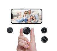BSLVWG Telecamera nascosta senza fili, piccola telecamera Full HD 1080P, visione notturna, rilevamento movimento, mini telecamera di sorveglianza per la sicurezza domestica, micro monitor per interni
