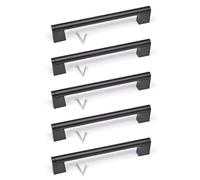 BSM Marketing Pomello nero per porta di credenze della cucina, 5, 320 mm