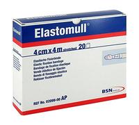 BSN Medical - Benda di fissaggio elastica Elastomull, 4 m x 4 cm, colore: Bianco
