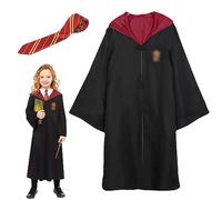 BSNRDX Set di Costumi da Mago, vestito da mago con cravatta, kit di accessori travestimento per bambini per Bambini Adolescente Halloween Natale Carnival Costume Cosplay