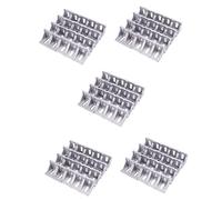 Bsowte 100PZ 4040 Staffa Angolare Nel Alluminio Angolare per Raccordo Angolare 40 x 35 Connettore per Profilo Industriale Nel Alluminio 4040