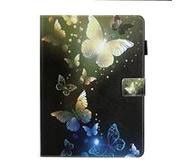 Bspring Custodia Compatibile con New iPad PRO 11 inch 2018/2020 (2nd Generation), Cavaletto Tablet, Supporto con Ricarica Wireless Auto Sveglia e Sonno,Farfalla d'oro