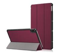Bspring Custodia Cover per Huawei Matepad 10.4 Pollici 2020, Magnetica Ultra Sottile Protettiva in Pelle PU Case con Auto Svegliati/Sonno per Huawei Matepad 10.4" 2020,Vino Rosso